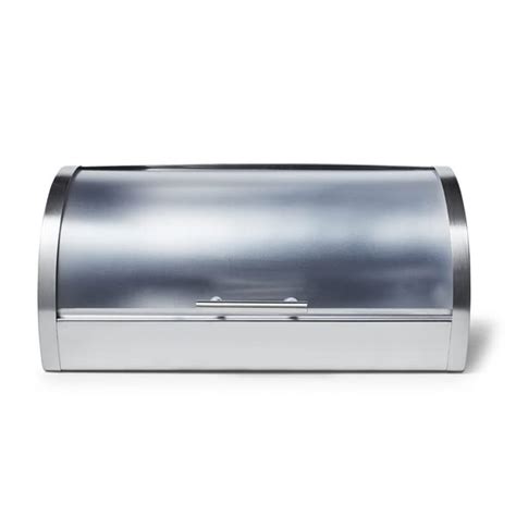 Sur La Table Stainless Steel Roll Top Bread Box 